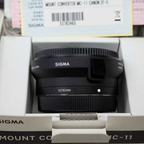 Sigma MC-11 EF-E CANON to Sony FE mc11 轉接環 行貨過保