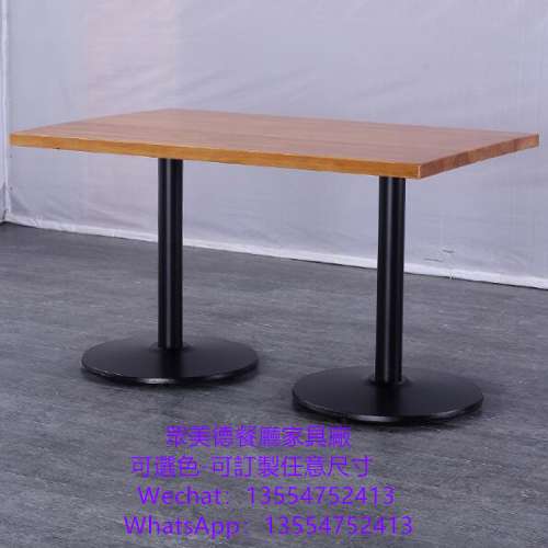 西餐廳桌椅，簡約餐檯餐凳，實木餐桌，餐飲傢私訂製