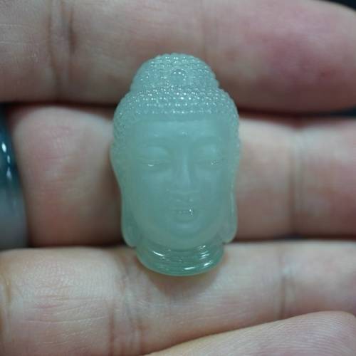 精品雕刻_翡翠佛頭