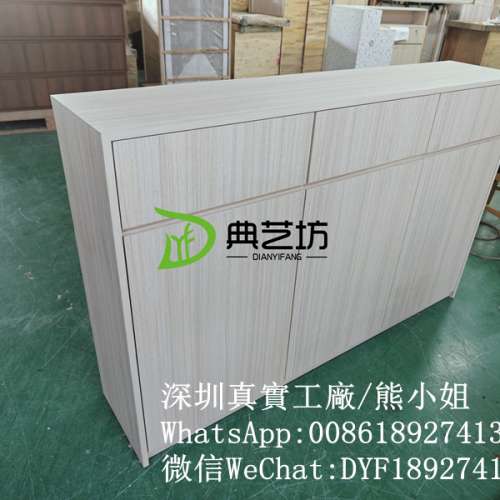 定做餐廳前台櫃，餐廳收銀台，前台收銀櫃，儲物櫃，餐廳茶水櫃定制，帶鎖抽屜儲物櫃...