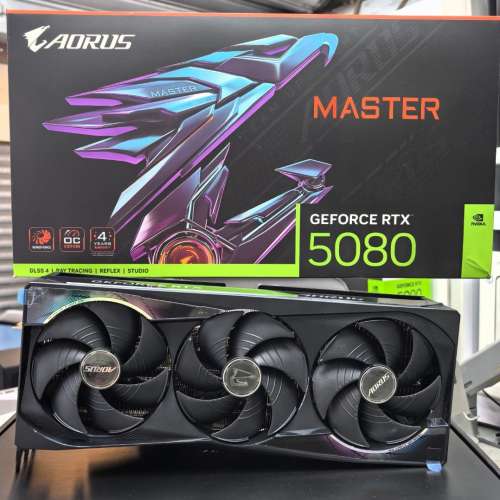 Gigabyte RTX 5080 AROUS Master 香港行貨 旺角門市交收 5090 5080 5070 4090 4080...