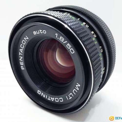 Pentacon MC 50mm f1.8 多層鍍膜 標準 定焦 大光圈 人像鏡 M42 【蔡司神髓】