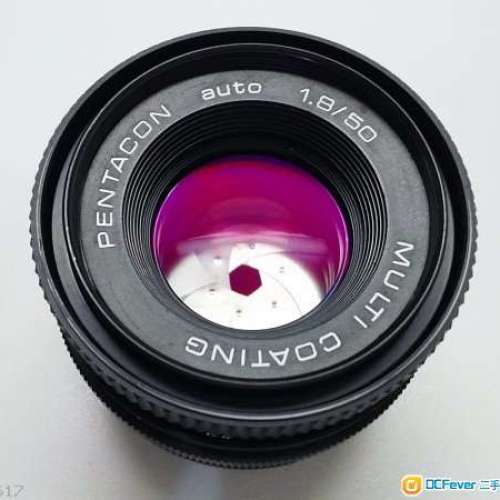 Pentacon MC 50mm f1.8 多層鍍膜 標準 定焦 大光圈 人像鏡 M42 【蔡司神髓】