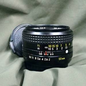 Ricoh 50mm f2  XR-Rikenon PK-mount /麗確/理光 (第一代)  50/2  PK-接腳(富崗光學...