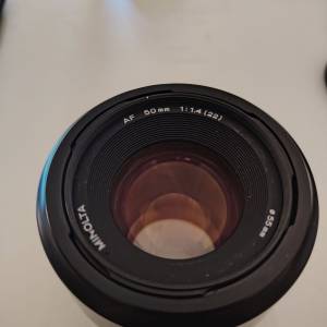 Minolta AF A mount 50mm f1.4