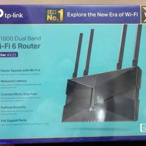 TP-Link Archer AX23 AX1800 Dual-Band Wi-Fi 6 Router 全新