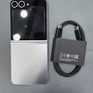 99%New Samsung Z Flip 6 5G 12+256GB 銀色 香港行貨 有配件 自用首選超值