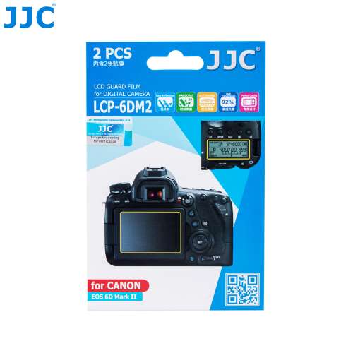 JJC LCP-6DM2 LCD Guard Film for CANON EOS 6D Mark II 相機保護貼