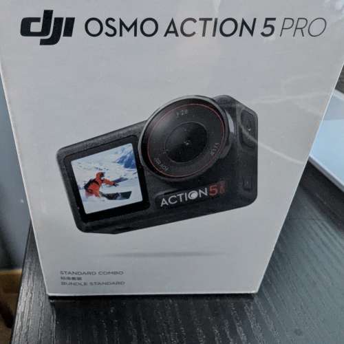 全新原封DJI OSMO Action 5 Pro 標準套裝香港保養1年