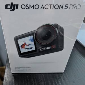 全新原封DJI OSMO Action 5 Pro 標準套裝香港保養1年