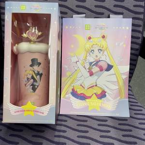 美少女戰士 不鏽鋼保溫杯600 ml 連袋