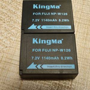 KingMa FOR FUJI NP-126 7.2V 1140mAh 8.2Wh