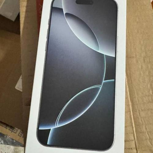 全新未拆封 港版 iPhone 16 Pro Max 256GB 白色鈦金屬