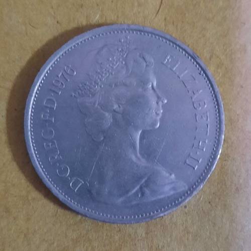 1976年 英國10便士硬幣（包平郵）