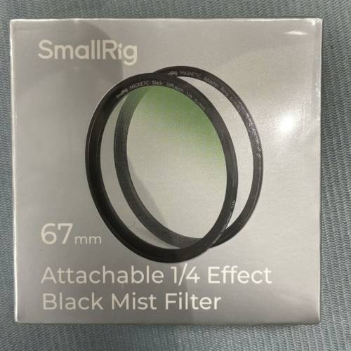 SmallRig 67mm 1/4 Black Mist Filter 黑柔濾鏡磁吸螺紋兩用