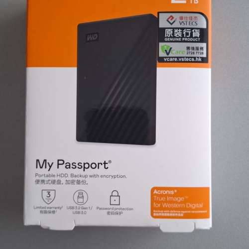 WD My Passport 2TB USB Hard disk