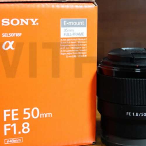 全新行貨 sony 50 mm 1.8 有保養