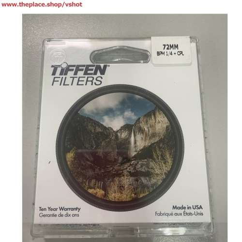 [全新行貨] 特價!! Tiffen 72mm FusionPOL Black Pro-Mist + CPL (72mm Density 1/...