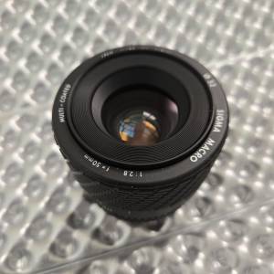 Sigma 50mmf2.8 marco 手動鏡頭 C/Y mount 可轉接canon/sony/om等無反相機