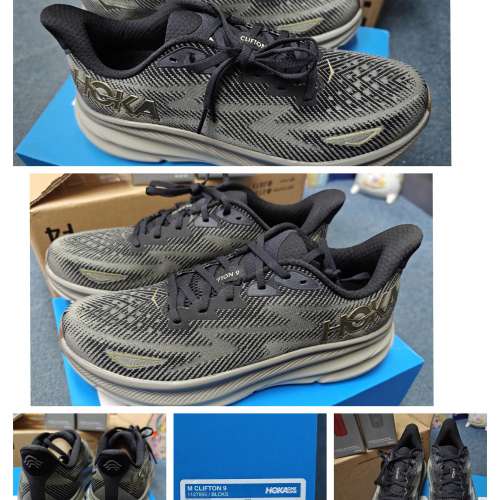 全新HOKA M CLIFTON 9 BLCKS 跑步鞋/Crocs Echo Clog/Crocs聯乘ninepointnine 防水 ...