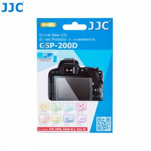 JJC GSP-200D Ultra-Thin LCD Screen Protector For CAN. EOS 200D II/ 250D
