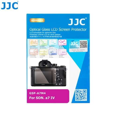JJC GSP-A7M4 Ultra-Thin LCD Screen Protector for SONY a7 IV，ZV-E10 II 相機玻...