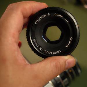 确善能COSINA Cosinon-S 50mm F2 手动对焦定焦镜头,賓得口