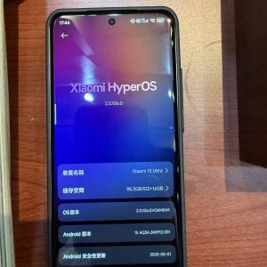 小米15 Ultra港行 16+512 黑銀冇花崩 冇單當冇保 （7月11先可交收）