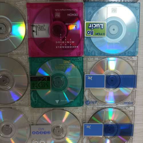 SONY  DENON TDK. Mini disc.   MD