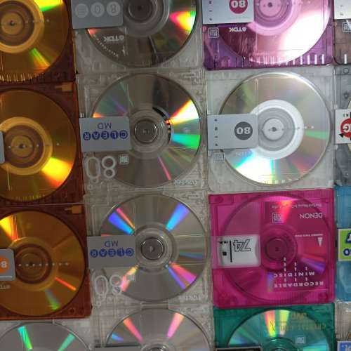 SONY  DENON TDK. Mini disc.   MD