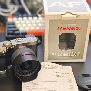 Samyang AF 12mm F2 Sony E-Mount 二手行貨過保