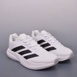 Adidas Duramo Speed 2 輕量跑鞋清風系列 復古網面透氣跑步鞋白黑 size：36 36.5 3...