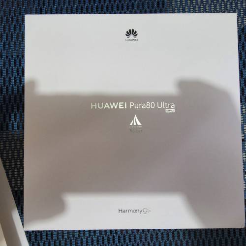 99% 新 華為 huawei pura 80 ultra 16+512 黑色 全套有盒配件齊 購自京東 無單