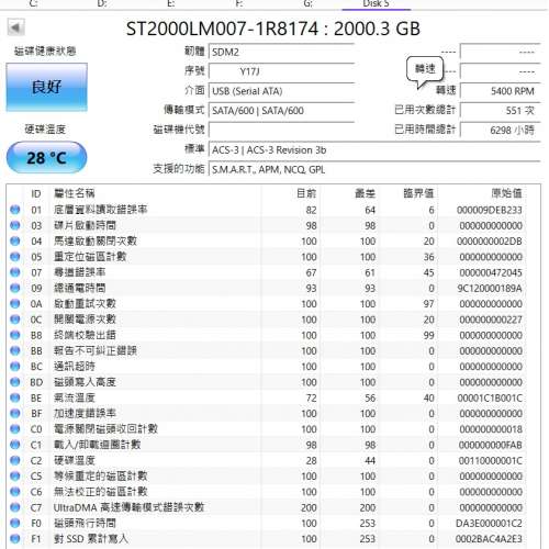 Seagate 2.5" 2TB HDD