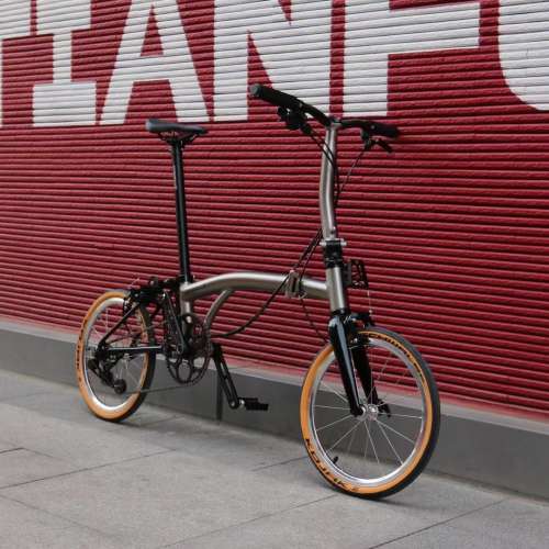 特價 5速 7速 2025 最新顏色 鍍鎳版 ACEOFFIX C5 黑色碳前叉鋁合金折叠車 送前後蛙...