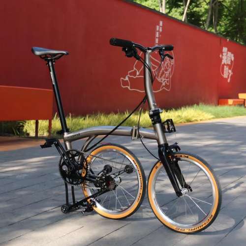 特價 5速 7速 2025 最新顏色 鍍鎳版 ACEOFFIX C5 黑色碳前叉鋁合金折叠車 送前後蛙...