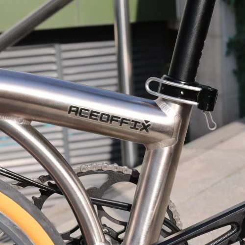 特價 5速 7速 2025 最新顏色 鍍鎳版 ACEOFFIX C5 黑色碳前叉鋁合金折叠車 送前後蛙...