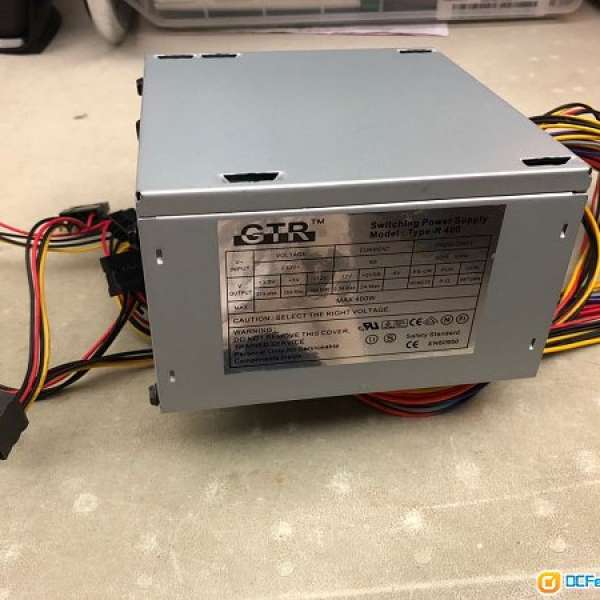 GTR 400W ATX 電腦機箱火牛　正常可用　