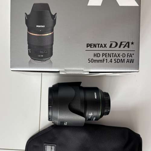 Pentax DFA* 50mm F1.4 SDM AW