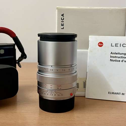 Leica Elmarit-M 90mm F/2.8 E46 Ver.II V2 Silver boxed 11808