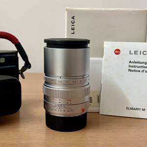 Leica Elmarit-M 90mm F/2.8 E46 Ver.II V2 Silver boxed 11808