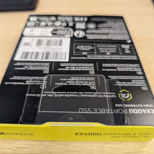 100%new 未開封 Corsair EX400U USB 4.0 Type-C Portable SSD 4TB (MagSafe 磁吸) 行...