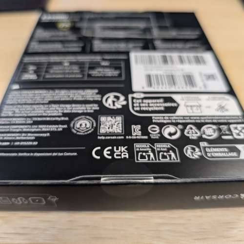100%new 未開封 Corsair EX400U USB 4.0 Type-C Portable SSD 4TB (MagSafe 磁吸) 行...