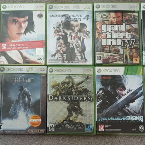 十隻 Xbox 360 遊戲 ( 兼容 Xbox One | Xbox Series X|S ) game