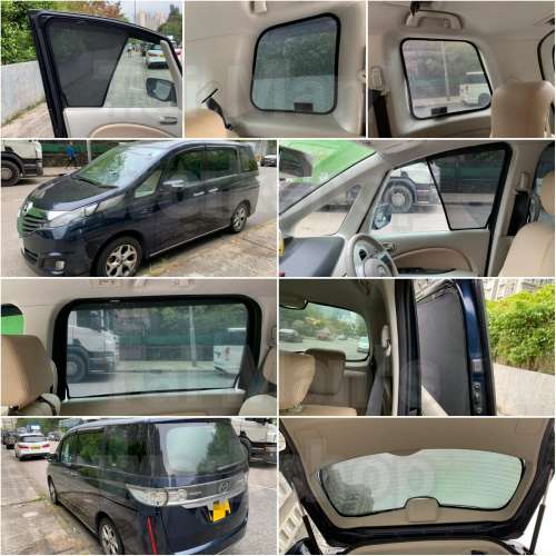 MAZDA BIANTE 全車磁石濾光窗網太陽擋
