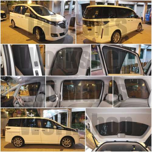 MAZDA BIANTE 全車磁石濾光窗網太陽擋