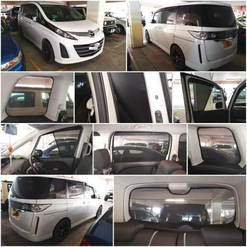 MAZDA BIANTE 全車磁石濾光窗網太陽擋