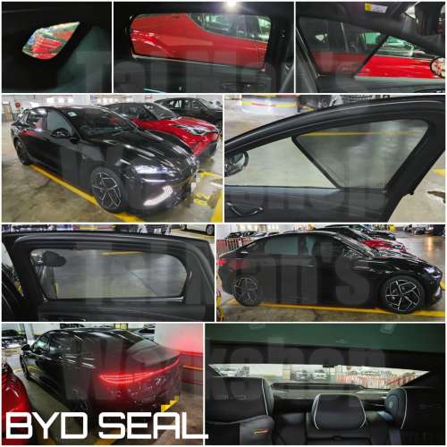 BYD SEAL SEALION ATTO3 M6 全車磁石濾光窗網太陽擋