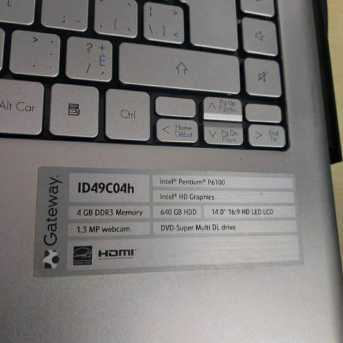 gateway windows7 p6100