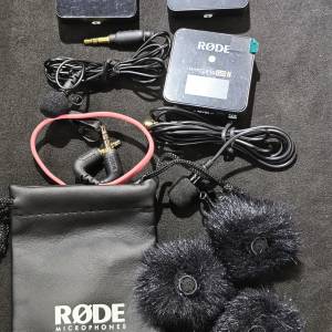 RODE Wireless GO II Dual 2.4GHz Wireless Microphone System 一拖二無線麥克風系...